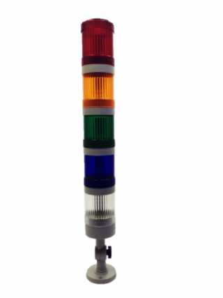 Ürün Kodu : 1050 Beş Katlı Yan Sön Led İkaz Lambası + Buzzer 