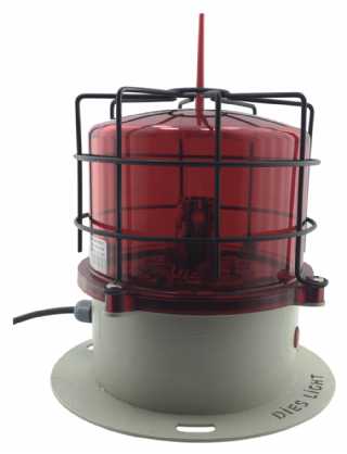 Ürün kodu : 4011 - 18 Watt Metal Gövdeli Akülü Uçak İkaz Lambası 